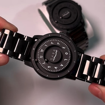 🔥Black Friday 50% OFF🔥 – SABR Arabic Numeral Magnetic Ball Watch | No-Hands Design, Futuristic Men’s Quartz