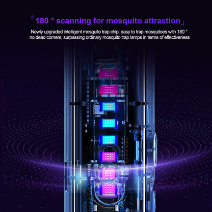 2-in-1 Electric Mosquito Swatter & Mosquito Lamp – Rechargeable Foldable Bug Zapper with Automatic Insect Trap for Home Use