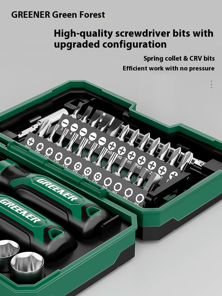 40 - piece Home & Car Toolbox Set