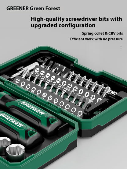 40 - piece Home & Car Toolbox Set