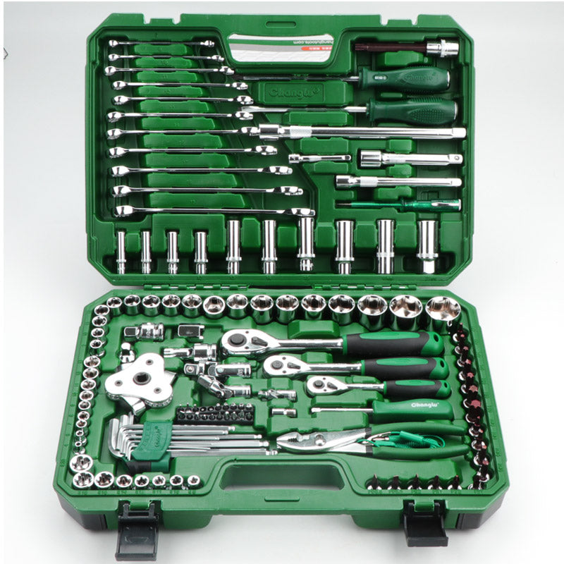123+1 PCS Professional Auto Repair Tool Kit