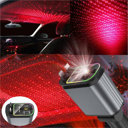 GalaxyDrive 4-in-1 Car Hub - Charge, Illuminate & Refresh Your Journe