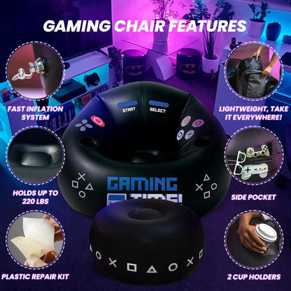 Gaming Inflatable Sofa Chair – Ultimate Comfort for Every Gamer