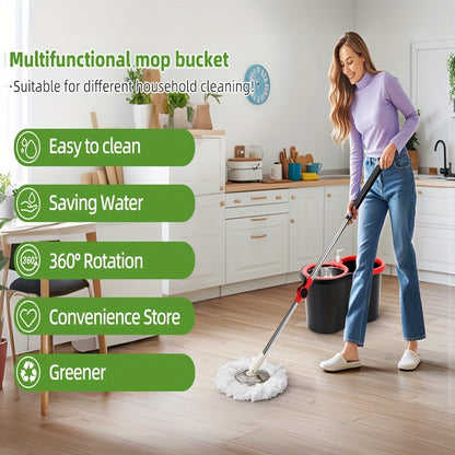 Hands-Free Spin Mop - Clean Smarter, Not Harder
