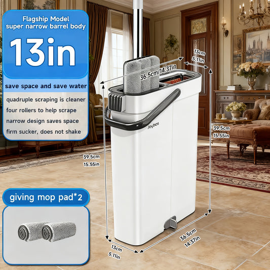 YiTuoClean Hands-Free Mop - One Sweep to Total Clean