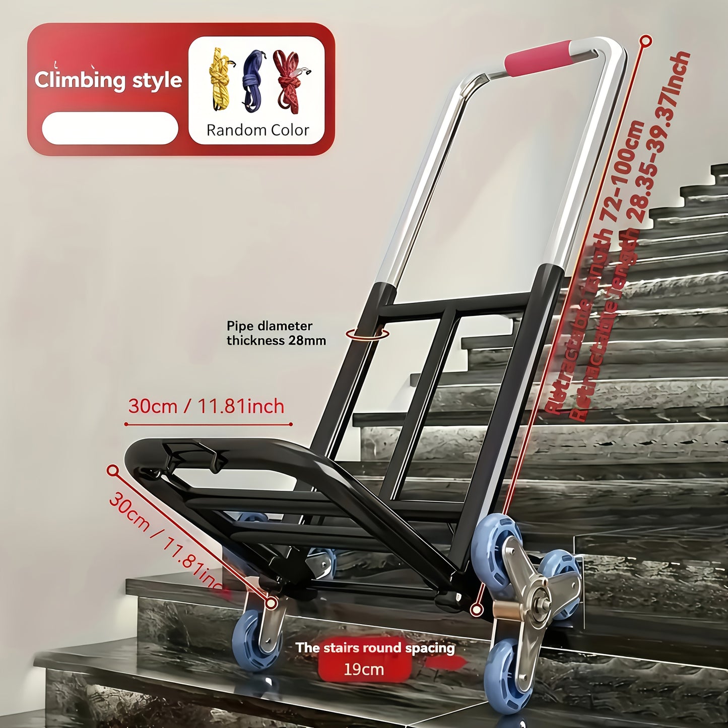 HeavyFold Pro Trolley - Power Through Any Load with Ease