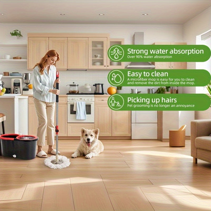 Hands-Free Spin Mop - Clean Smarter, Not Harder