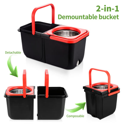 Hands-Free Spin Mop - Clean Smarter, Not Harder